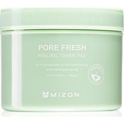 Mizon Pore Fresh złuszczające płatki do twarzy do skóry wrażliwej ze skłonnością do wyprysków 60 szt.
