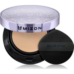 Mizon Vegan Collagen Cushion SPF38 PA++ długotrwały podkład w gąbce z wysoką ochroną UV odcień #21 Light Beige 2x15 g