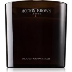 Molton brown Pyszna świeca zapachowa rabarbar i róża 600 g