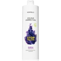 Montibello Colour Correction Stop Yellow szampon do włosów rozjaśnionych i blond neutralizująca żółtawe odcienie 1000 ml