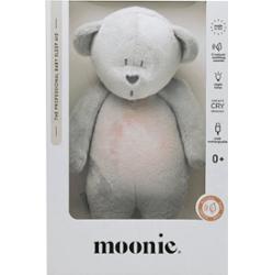 Moonie Bear 2.0 Organic Silver przytulanka do spania z melodią 1 szt.