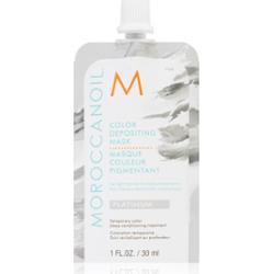 Moroccanoil Color Depositing delikatna odżywiająca maska bez trwałych pigmentów barwiących Platinum 30 ml