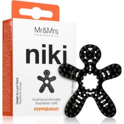 Mr & Mrs Fragrance Niki Peppermint zapach do samochodu napełnienie 1 szt.
