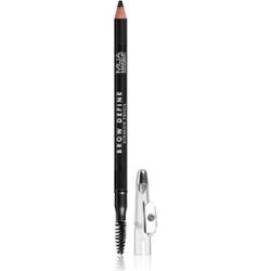 MUA Makeup Academy Brow Define trwała kredka do brwi ze szczotką odcień Black 1,2 g
