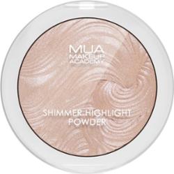 MUA Makeup Academy Shimmer kompaktowy rozświetlacz pudrowy odcień Pink Shimmer 8 g