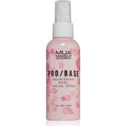 MUA Makeup Academy PRO/BASE Rose mgiełka do twarzy utrwalająca makijaż z wodą różaną 70 ml