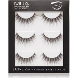 MUA Makeup Academy Lashes Natural Effect sztuczne rzęsy #100 3 para