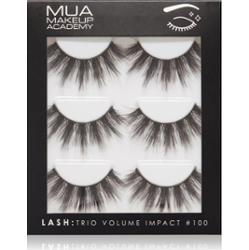 MUA Makeup Academy Lashes Volume Impact sztuczne rzęsy typ Volume #100 3x2 szt.