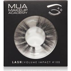 MUA Makeup Academy Lashes Volume Impact sztuczne rzęsy typ #100 1 para