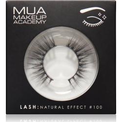 MUA Makeup Academy Lashes Natural Effect sztuczne rzęsy typ #100 1 para