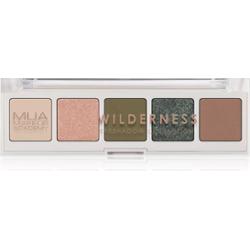 MUA Makeup Academy Eyeshadow Collection 5 Shade Palette paleta cieni do powiek odcień Wilderness 3.8 g