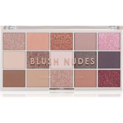 MUA Makeup Academy Eyeshadow Collection 15 Shade Palette paleta cieni do powiek odcień Blush Nudes 12 g