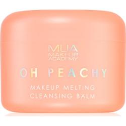 MUA Makeup Academy Oh Peachy balsam do demakijażu z olejkiem o zapachu brzoskwini 70 g