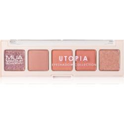 MUA Makeup Academy Professional 5 Shade Palette paleta cieni do powiek odcień Utopia 3,8 g
