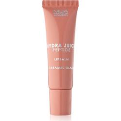 MUA Makeup Academy Hydra Juice Peptide Lip Balm nawilżający balsam do ust do nabłyszczenia zapachy Caramel Glaze 10 ml