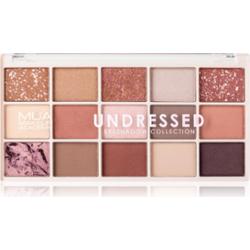MUA Makeup Academy Eyeshadow Collection 15 Shade Palette paleta cieni do powiek odcień Undressed 12 g