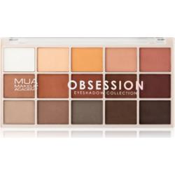 MUA Makeup Academy Eyeshadow Collection 15 Shade Palette paleta cieni do powiek odcień Obsession 12 g