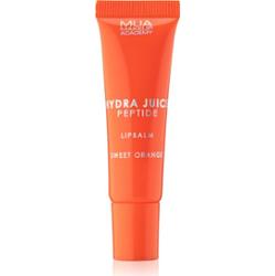 MUA Makeup Academy Hydra Juice Peptide Lip Balm nawilżający balsam do ust do nabłyszczenia zapachy Sweet Orange 10 ml