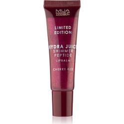 MUA Makeup Academy Hydra Juice Peptide Shimmer Lip Balm balsam do ust zapewniający błyszczący połysk odcień Chery Kiss 10 ml