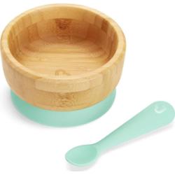 Munchkin Bambou Suction Bowl & Spoon zestaw naczyń dla dzieci 6 m+ 1 szt.