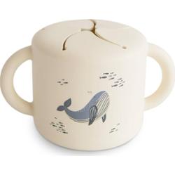 Mushie Baby Snack Cup kubek na przekąskę Whales 1 szt.