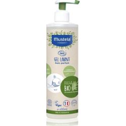 Mustela BIO żel do mycia ciała i włosów dla dzieci od urodzenia 400 ml