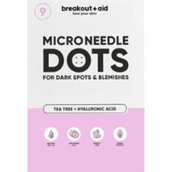 breakout + aid Microneedle Dots pielęgnacja miejscowa z mikroigłami na przebarwienia po trądziku 9 szt.