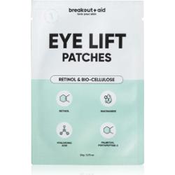 breakout + aid Eye Lift Patches plastry przeciwzmarszczkowe pod oczy z retinolem 1 szt.