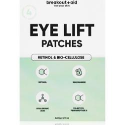 breakout + aid Eye Lift Patches plastry przeciwzmarszczkowe pod oczy z retinolem 4 szt.