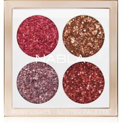 Nabla - Ruby Lights glitter Palette- Paleta Cieni Do Powiek - Eyeshadow Palette Ruby Lights glitter - Dla Kobiet