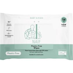 Naif Baby & Kids Plastic Free Wipes chusteczki nawilżane dla dzieci od urodzenia 54 szt.