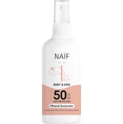 Naif Baby & Kids Mineral Sunscreen SPF 50 spray ochronny do opalania dla dzieci 175 ml