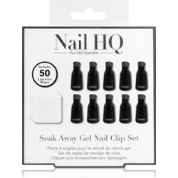 Nail HQ Soak Away Gel Nail Clip Set zestaw do usuwania paznokci żelowych i akrylowych