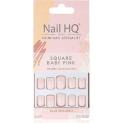 Nail HQ Square sztuczne paznokcie odcień Baby Pink 24 szt.