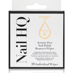 Nail HQ Acetone Free chusteczki przeznaczone są do usuwania lakieru hybrydowego bez acetonu 10 szt.