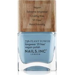 Nails Inc. Plant Power długotrwały lakier do paznokci odcień Clean To The Core 14 ml