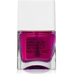 Nails Inc. Glow and Grow Nail Growth Treatment wzmacniający lakier do paznokci 14 ml