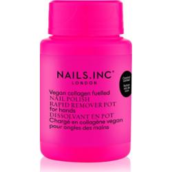 Nails Inc. Vegan Nail Polish Rapid Remover Pot zmywacz do paznokci bez acetonu s vůní kokosu 50 ml