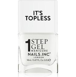 Nails Inc. It’s Topless lakier hybrydowy do paznokci dla długotrwałego efektu odcień Emma 14 ml