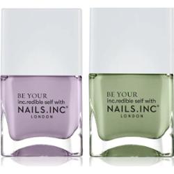 Nails Inc. Summer Matcha Mood Duo zestaw lakierów do paznokci