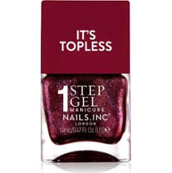 Nails Inc. It’s Topless lakier hybrydowy do paznokci dla długotrwałego efektu odcień Scarlett 14 ml