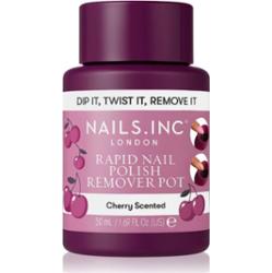 Nails Inc. Rapid Nail Polish Remover Pot Cherry Scented zmywacz do paznokci 50 ml