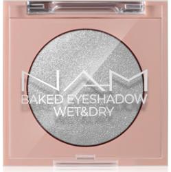 NAM Baked Eyeshadow błyszczące cienie do powiek 02 Silver Lining 4 g
