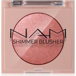 NAM Shimmer Blusher długotrwały róż do policzków odcień 2 Peach Ice Tea 4 g