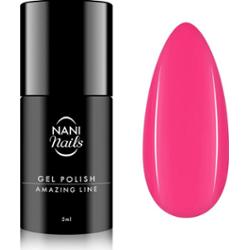 NaniNails NANI Amazing Line lakier hybrydowy do paznokci odcień Shock Pink 5 ml