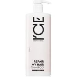 Natura Siberica ICE Professional Repair My Hair delikatny szampon oczyszczający z keratyną 1000 ml