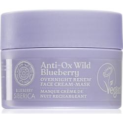 Natura Siberica Anti-Ox Wild Blueberry regenerująca maska kremowa na noc 50 ml