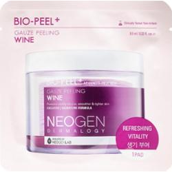 Neogen Dermalogy Bio-Peel+ Gauze Peeling Wine złuszczające płatki do twarzy do wygładzenia skóry i zmniejszenia porów 8 szt.