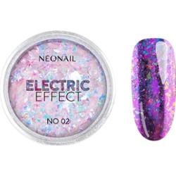 NEONAIL Effect Electric puder brokatowy do paznokci odcień 02 0.3 g