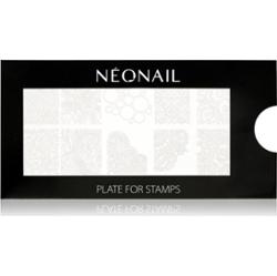 NEONAIL Stamping Plate szablony do paznokci typ 01 1 szt.